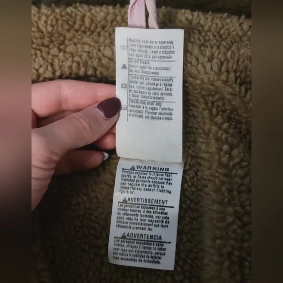 Vintage Carhartt Women's Heavy Pink Brown Fur Lined Jacket SZ. Lg Regular - Picture 8 of 11